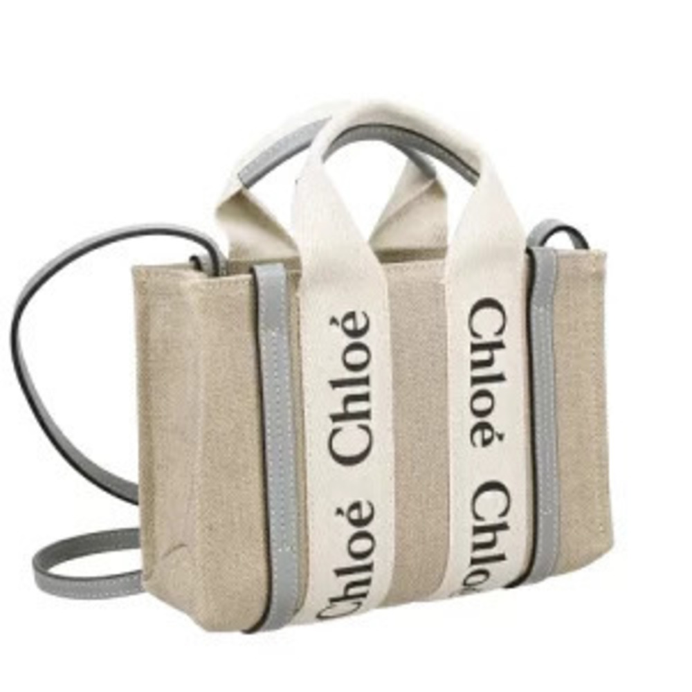 Chloe DIVINE handbag Gray Woody Gray